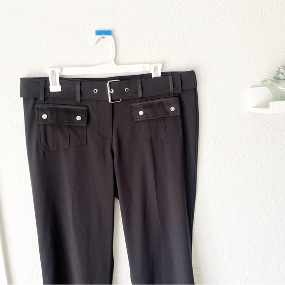 Vintage Pants Women's 15 Black Whimsigoth Low Rise Y2K 2000s - Picture 3 of 5